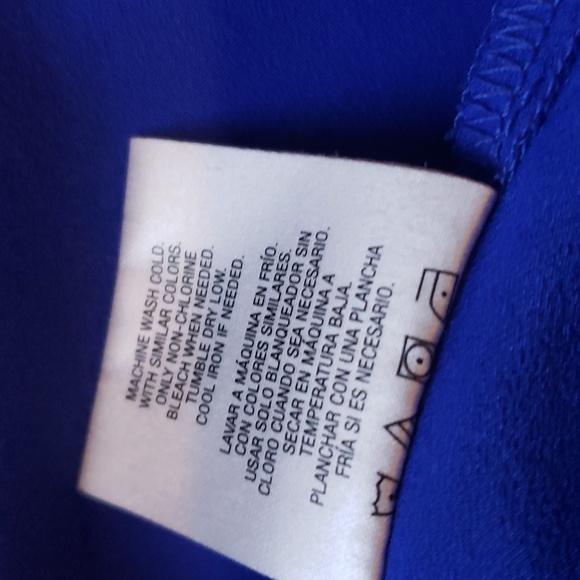 Royal Blue Long Sleeve or 3/4 Sleeve Shirt - Picture 10 of 10